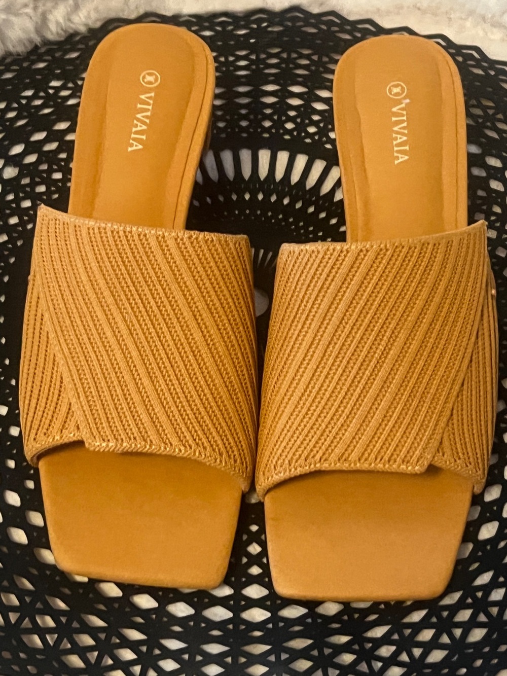 VIVAIA Jade Pro Square-Toe Block Heel Sandals.